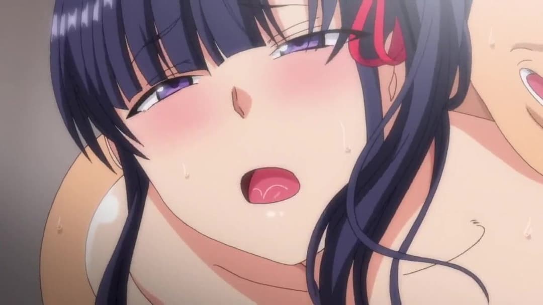With Long Black Hair