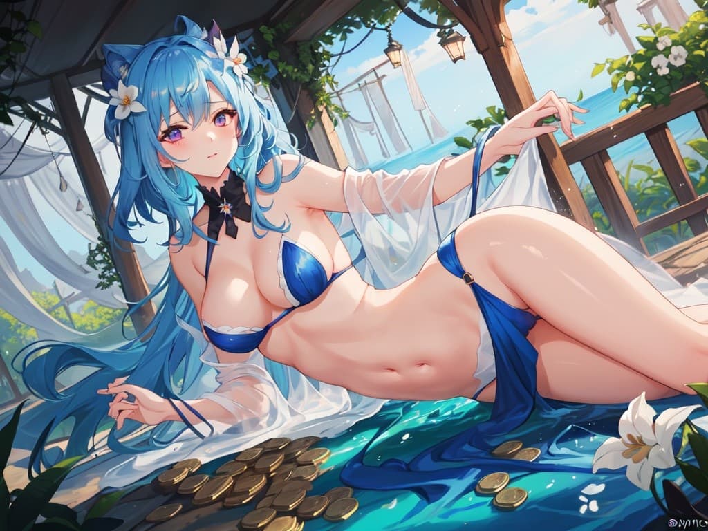 A whore counting the money she earned fucking today