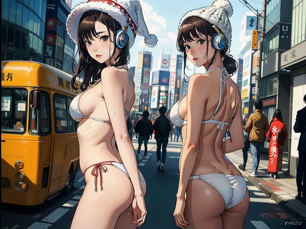 Two Women Bikinis Masayoshi