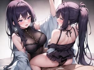 The boy came when she got on top of him. puzzle preview