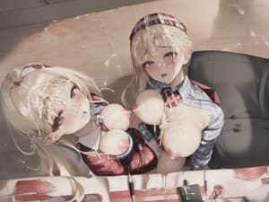 Rain of semen on our breasts and faces puzzle preview