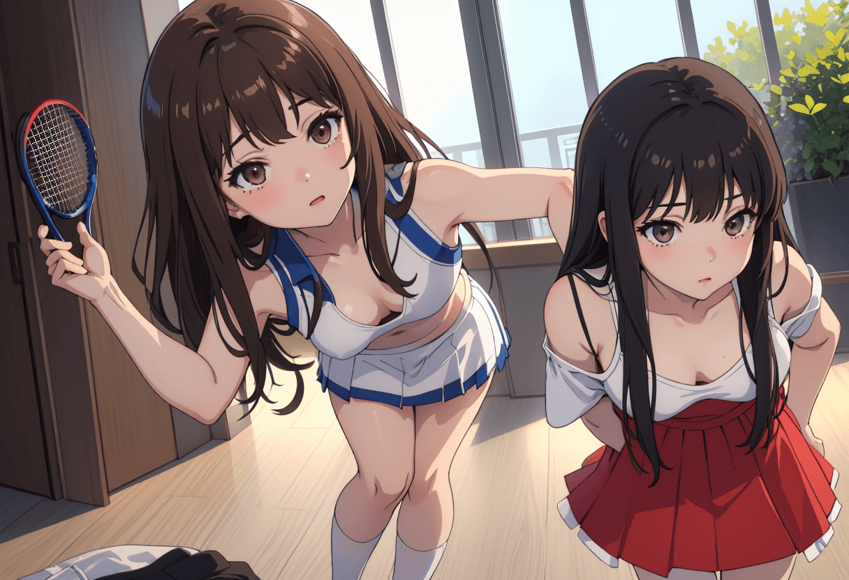 Seductive Anime Girl — Anime Jigsaw puzzle background